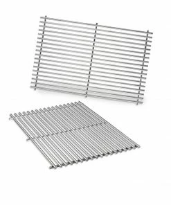 Weber Grill Cooking Grates & Warming Racks 19.5-in x 13-in 2-Pack Rectangle Stainless Steel Cooking Grate