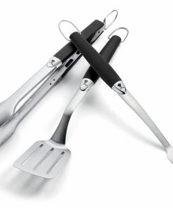 Weber Grilling Tools & Utensils 3-Pack Stainless Steel Tool Set