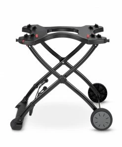 Weber Grill Carts & Grill Stands Black Thermoset Plastic Folding Grill Cart