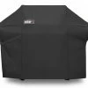 Weber Grill Covers 26.8-in W x 47-in H Black Gas Grill Cover