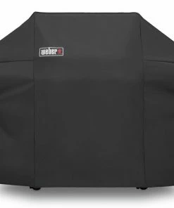 Weber Grill Covers 26.8-in W x 47-in H Black Gas Grill Cover