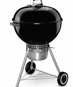 Weber Charcoal Grills Original Kettle Premium 22-in W Black Kettle Charcoal Grill