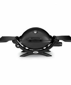 Weber Portable Grills Q 1200 Black 8500-BTU 189-sq in Portable Gas Grill