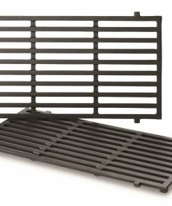 Weber Grill Cooking Grates & Warming Racks 17.5-in x 10.2-in 2-Pack Rectangle Porcelain-coated Cast Iron Cooking Grate