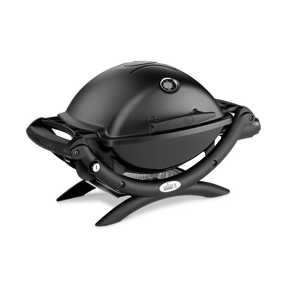 Weber Portable Grills Q 1200 Black 8500-BTU 189-sq in Portable Gas Grill 2 Weber Portable Grills Q 1200 Black 8500-BTU 189-sq in Portable Gas Grill - Image 2