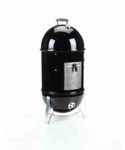 Weber Charcoal Smokers 18-in Smokey Mountain Cooker 41-in H x 19-in W 481-sq in Black Porcelain-Enameled Charcoal Vertical Smoker -Weber Online Store 05291625