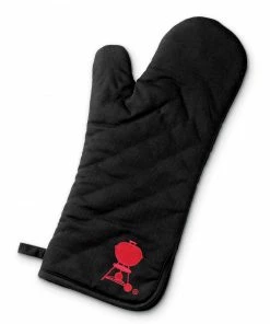 Weber Grilling Apparel Black Cotton Grill Mitt