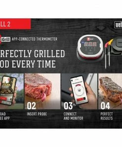Weber Grill Thermometers iGrill Round Bluetooth Compatibility Grill Thermometer 19 Weber Grill Thermometers iGrill Round Bluetooth Compatibility Grill Thermometer -Weber Online Store 08052838