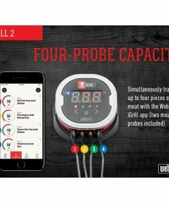 Weber Grill Thermometers iGrill Round Bluetooth Compatibility Grill Thermometer 18 Weber Grill Thermometers iGrill Round Bluetooth Compatibility Grill Thermometer -Weber Online Store 08052840