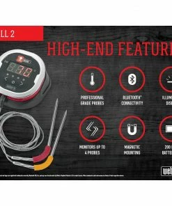 Weber Grill Thermometers iGrill Round Bluetooth Compatibility Grill Thermometer 17 Weber Grill Thermometers iGrill Round Bluetooth Compatibility Grill Thermometer -Weber Online Store 08052841