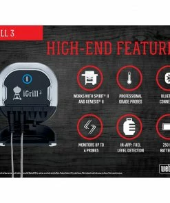 Weber Meat Thermometers iGrill Digital Leave Bluetooth Compatibility Meat Thermometer 12 Weber Meat Thermometers iGrill Digital Leave Bluetooth Compatibility Meat Thermometer -Weber Online Store 08054964