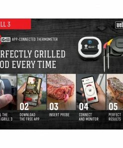 Weber Meat Thermometers iGrill Digital Leave Bluetooth Compatibility Meat Thermometer 14 Weber Meat Thermometers iGrill Digital Leave Bluetooth Compatibility Meat Thermometer -Weber Online Store 08054966