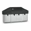 Weber Grill Covers 91-in W x 21.5-in H Black Modular Outdoor Kitchen Gas Grill Cover