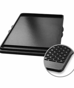 Weber Grill Cooking Grates & Warming Racks 17.4-in x 12.1-in Rectangle Porcelain-coated Cast Iron Grilling Grate