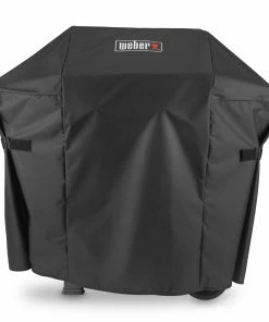 Weber Grill Covers 48-in W x 42-in H Black Gas Grill Cover