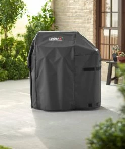 Weber Grill Covers 48-in W x 42-in H Black Gas Grill Cover -Weber Online Store 08666507 scaled