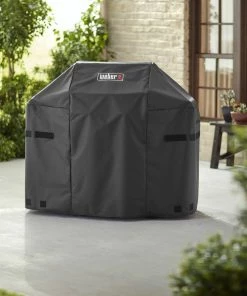 Weber Grill Covers 48-in W x 42-in H Black Gas Grill Cover -Weber Online Store 08666508 scaled