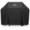 Weber Grill Covers 51-in W x 42-in H Black Gas Grill Cover