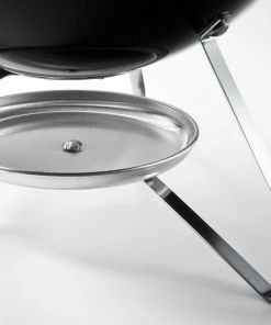 Weber Charcoal Grills Smokey Joe Silver 14-in W Black Kettle Charcoal Grill -Weber Online Store 08722606 scaled