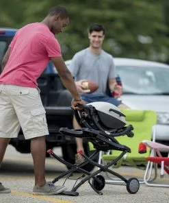 Weber Grill Carts & Grill Stands Black Thermoset Plastic Folding Grill Cart -Weber Online Store 08746580 scaled