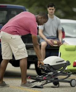 Weber Grill Carts & Grill Stands Black Thermoset Plastic Folding Grill Cart -Weber Online Store 08746581 scaled