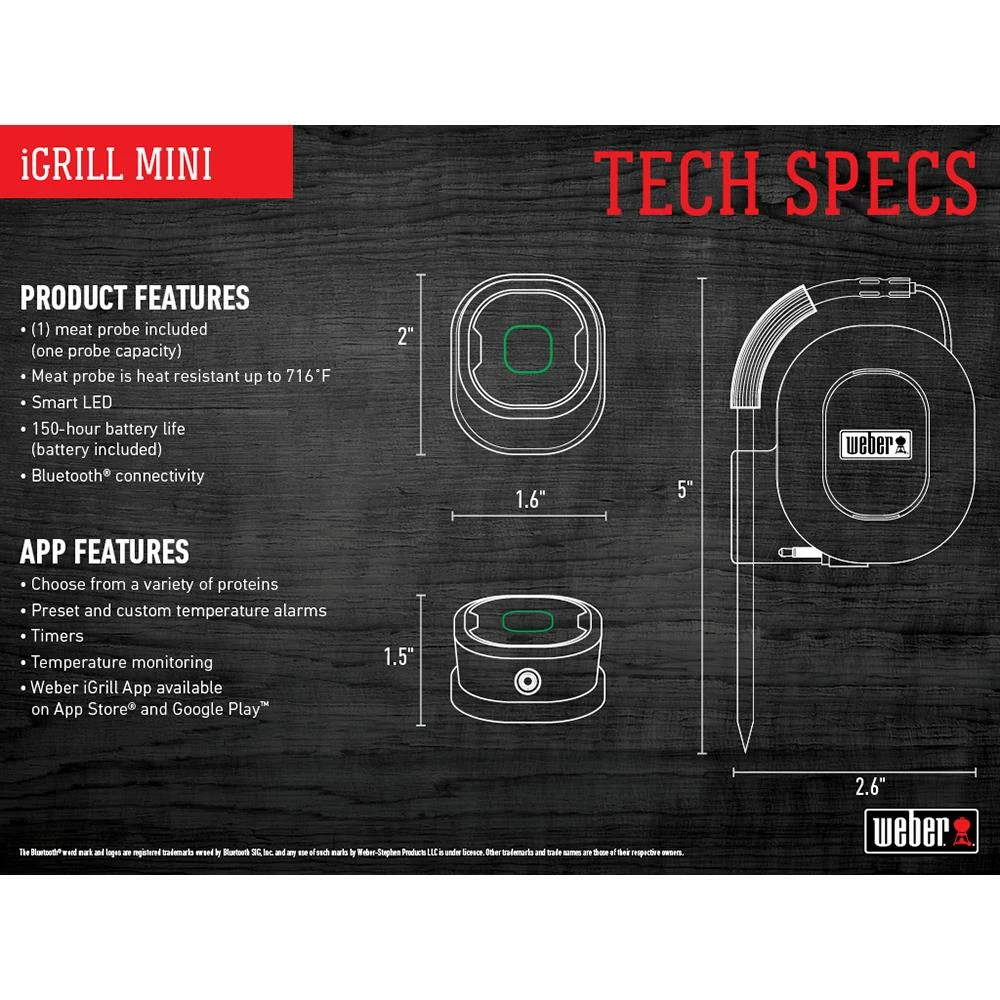 Weber Meat Thermometers iGrill Mini 7 Weber Meat Thermometers iGrill Mini - Image 7