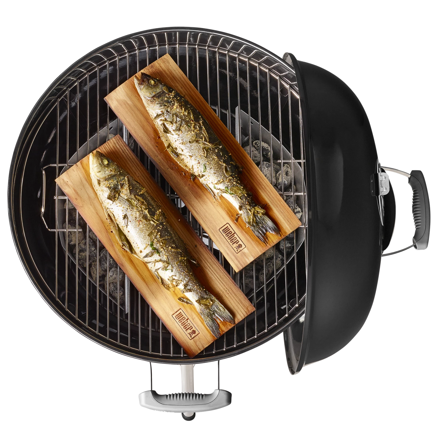 Weber Charcoal Grills Original Kettle Premium 22-in W Black Kettle Charcoal Grill 3 Weber Charcoal Grills Original Kettle Premium 22-in W Black Kettle Charcoal Grill - Image 3