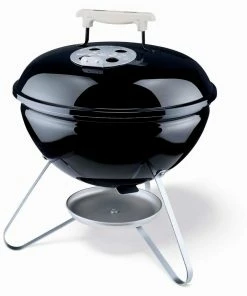 Weber Charcoal Grills Smokey Joe Silver 14-in W Black Kettle Charcoal Grill