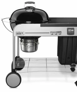 Weber Charcoal Grills Performer Premium 22-in W Black Kettle Charcoal Grill