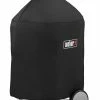 Weber Grill Covers 25-in W x 35-in H Black Charcoal Grill Cover
