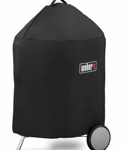Weber Grill Covers 25-in W x 35-in H Black Charcoal Grill Cover