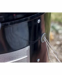 Weber Charcoal Smokers 18-in Smokey Mountain Cooker 41-in H x 19-in W 481-sq in Black Porcelain-Enameled Charcoal Vertical Smoker -Weber Online Store 10967184