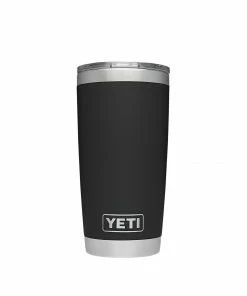 YETI Water Bottles & Mugs Rambler 20-fl oz Stainless Steel Tumbler with MagSlider Lid, Black