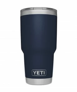 YETI Water Bottles & Mugs Rambler 30-fl oz Stainless Steel Tumbler with MagSlider Lid, Navy