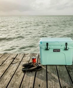 YETI Portable Coolers Tundra 35 Insulated Chest Cooler, Seafoam -Weber Online Store 12412534