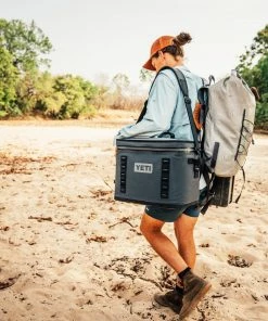 YETI Portable Coolers Hopper Flip 18 Insulated Personal Cooler, Charcoal -Weber Online Store 12420041