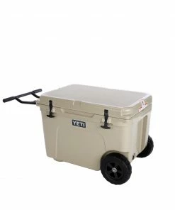 YETI Portable Coolers Tundra Haul Wheeled Insulated Chest Cooler, Tan -Weber Online Store 13366041