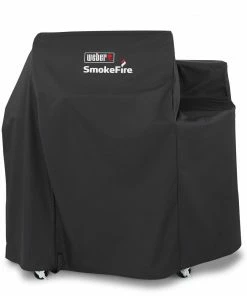 Weber Grill Covers SmokeFire EX4 24inches 29-in W x 44.5-in H Black Charcoal Grill Cover