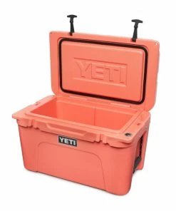 YETI Portable Coolers Tundra 45 Insulated Chest Cooler, Coral 16 YETI Portable Coolers Tundra 45 Insulated Chest Cooler, Coral -Weber Online Store 14616406