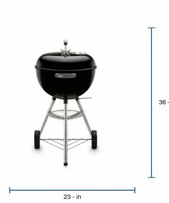 Weber Charcoal Grills Original Kettle 18-in W Black Kettle Charcoal Grill 20 Weber Charcoal Grills Original Kettle 18-in W Black Kettle Charcoal Grill -Weber Online Store 14621771