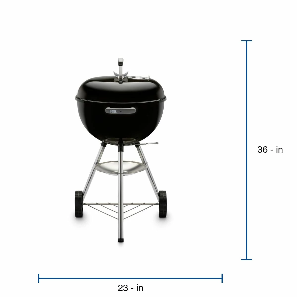 Weber Charcoal Grills Original Kettle 18-in W Black Kettle Charcoal Grill 7 Weber Charcoal Grills Original Kettle 18-in W Black Kettle Charcoal Grill - Image 7