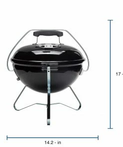 Weber Charcoal Grills Smokey Joe Premium 14-in W Black Kettle Charcoal Grill 18 Weber Charcoal Grills Smokey Joe Premium 14-in W Black Kettle Charcoal Grill -Weber Online Store 14621830