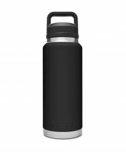 YETI Water Bottles & Mugs Rambler 36-fl oz Stainless Steel Water Bottle with Chug Cap, Black -Weber Online Store 14635153