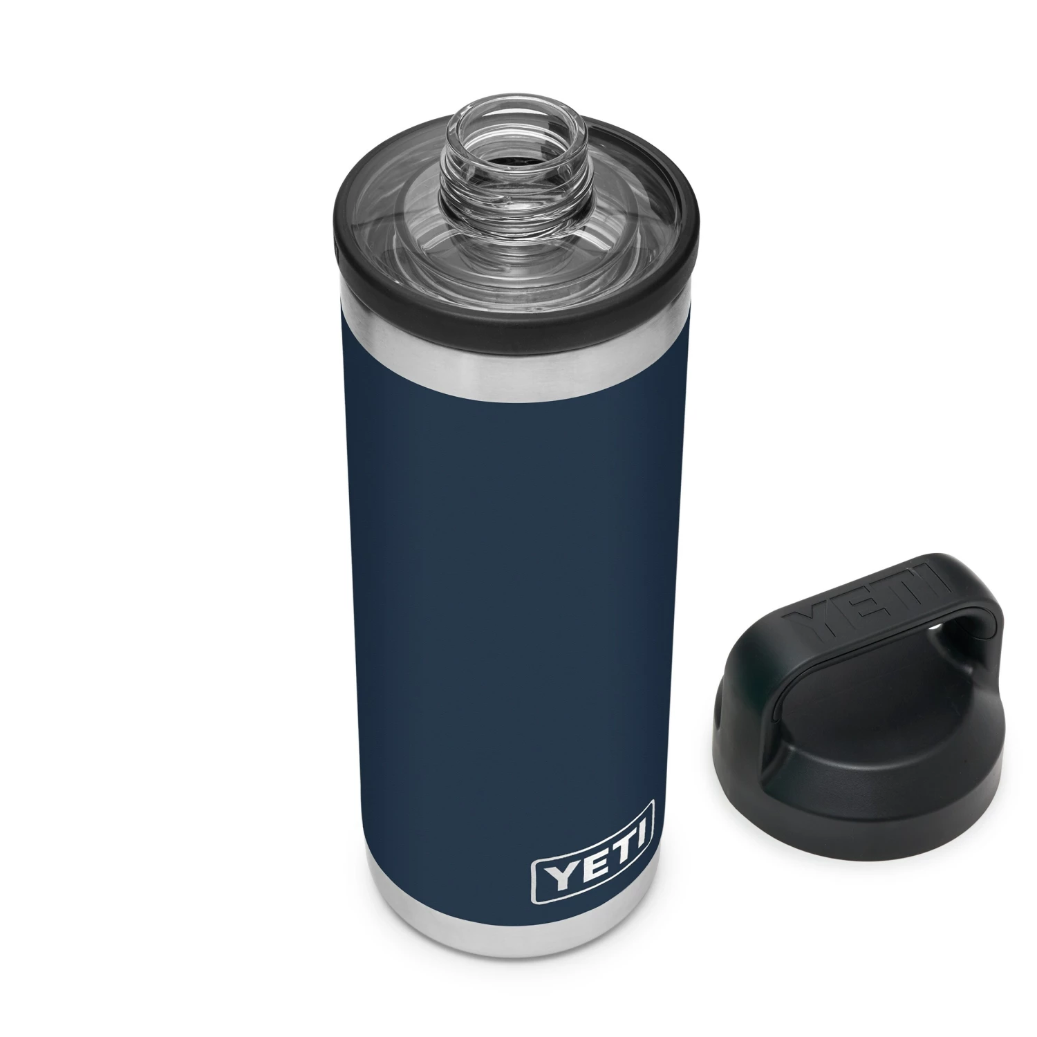YETI Water Bottles & Mugs Rambler 18-fl oz Stainless Steel Water Bottle with Chug Cap, Navy 2 YETI Water Bottles & Mugs Rambler 18-fl oz Stainless Steel Water Bottle with Chug Cap, Navy - Image 2