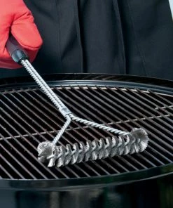 Weber Grill Brushes & Cleaning Blocks Plastic 21.8-in Grill Brush -Weber Online Store 15183250