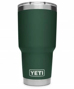 YETI Water Bottles & Mugs Rambler 30-fl oz Stainless Steel Tumbler with MagSlider Lid, Northwoods Green