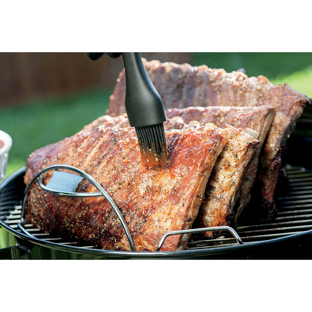 Weber Grill Cookware Porcelain-Coated Metal Roaster/Rib Rack 3 Weber Grill Cookware Porcelain-Coated Metal Roaster/Rib Rack - Image 3