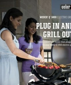Weber Electric Grills Q1400 1560-Watt Dark Gray Electric Grill -Weber Online Store 16067256