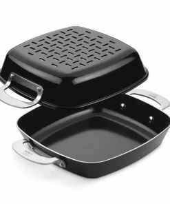 Weber Grill Cookware Ceramic Non-Stick Grill Pan Set