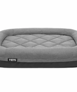 YETI Pet Beds Charcoal Polyester Rectangular Dog Bed (For Any)